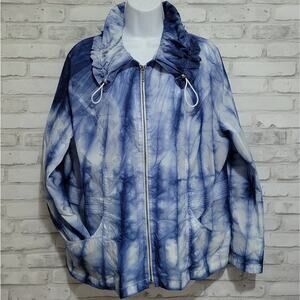 Christopher Banks Shibori Windbreaker Size XL